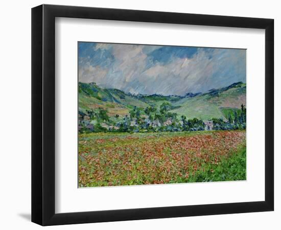 A Field of Poppies-Claude Monet-Framed Giclee Print