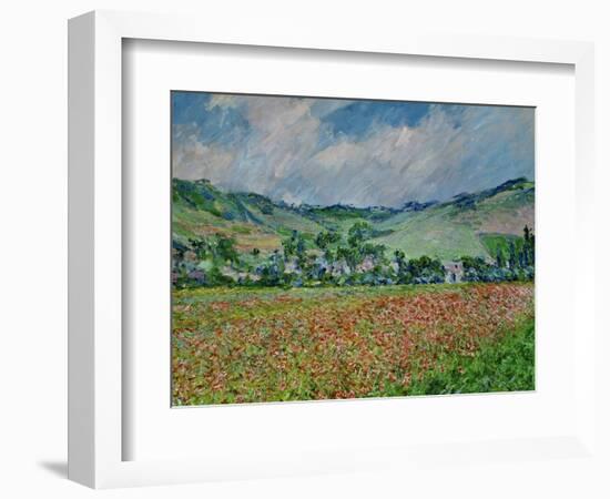 A Field of Poppies-Claude Monet-Framed Giclee Print