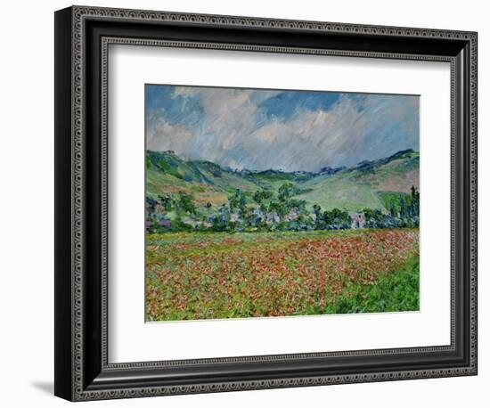 A Field of Poppies-Claude Monet-Framed Giclee Print