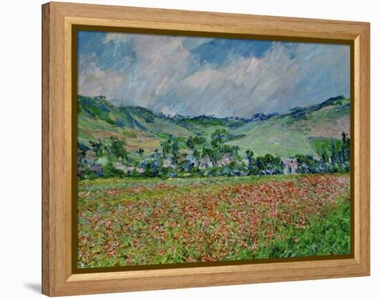 A Field of Poppies-Claude Monet-Framed Premier Image Canvas