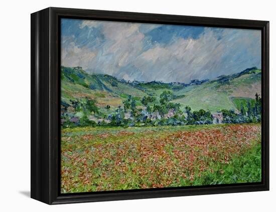 A Field of Poppies-Claude Monet-Framed Premier Image Canvas