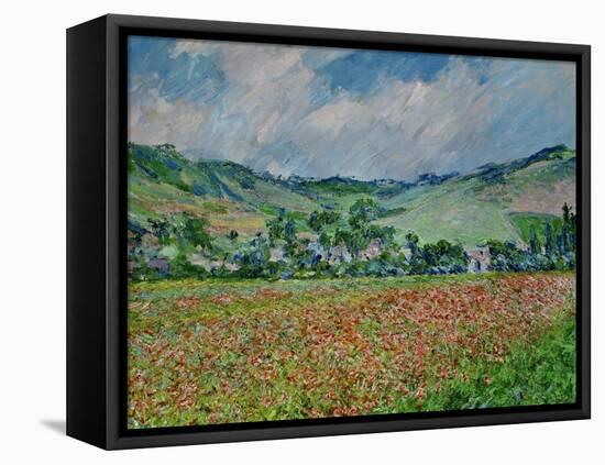 A Field of Poppies-Claude Monet-Framed Premier Image Canvas