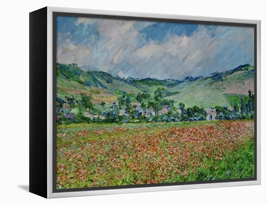 A Field of Poppies-Claude Monet-Framed Premier Image Canvas