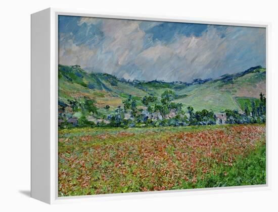 A Field of Poppies-Claude Monet-Framed Premier Image Canvas