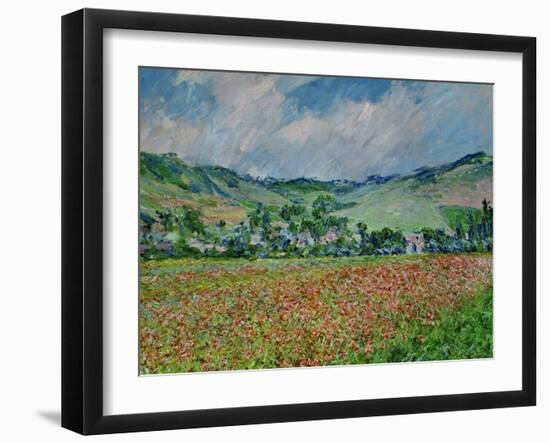 A Field of Poppies-Claude Monet-Framed Giclee Print