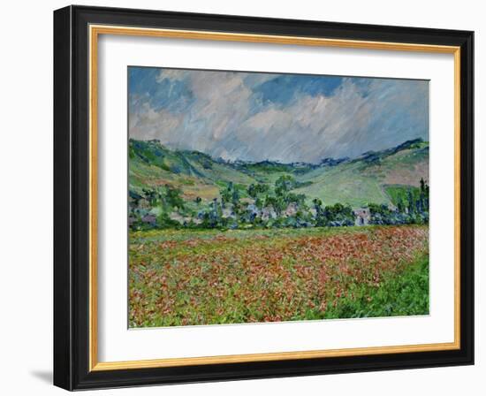 A Field of Poppies-Claude Monet-Framed Giclee Print