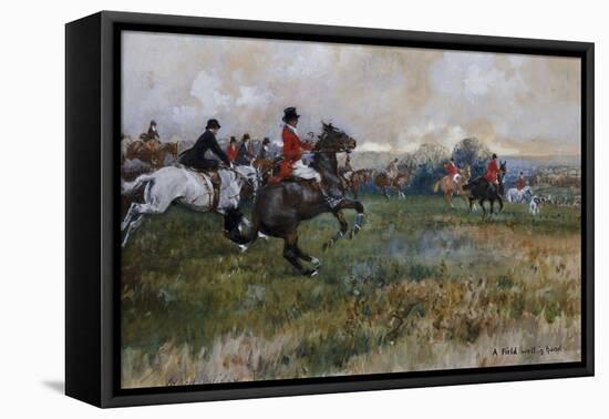 A Field Well in Hand-Gilbert Holiday-Framed Premier Image Canvas