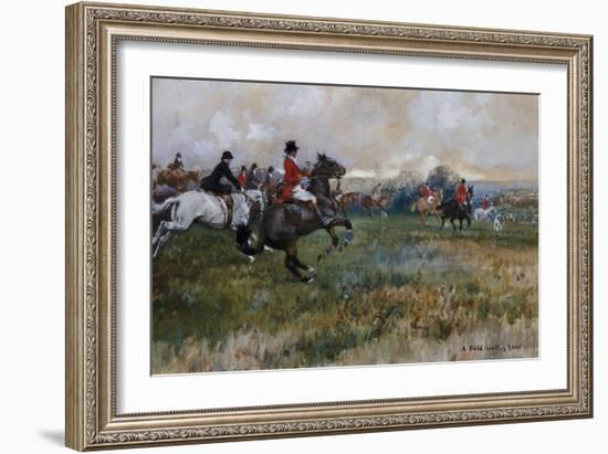A Field Well in Hand-Gilbert Holiday-Framed Giclee Print