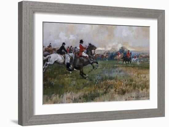 A Field Well in Hand-Gilbert Holiday-Framed Giclee Print