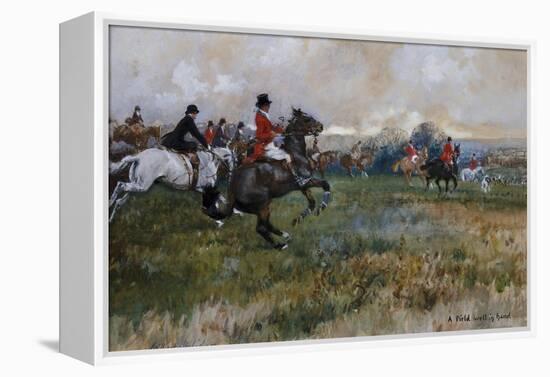 A Field Well in Hand-Gilbert Holiday-Framed Premier Image Canvas