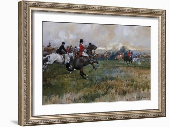 A Field Well in Hand-Gilbert Holiday-Framed Giclee Print