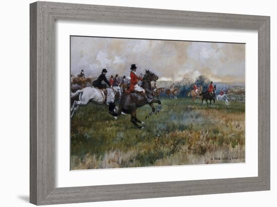 A Field Well in Hand-Gilbert Holiday-Framed Giclee Print