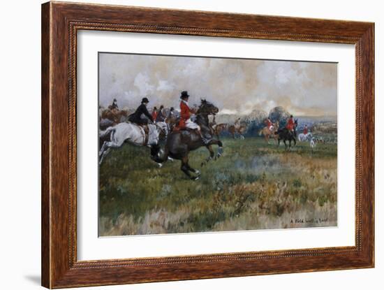 A Field Well in Hand-Gilbert Holiday-Framed Giclee Print