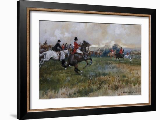 A Field Well in Hand-Gilbert Holiday-Framed Giclee Print