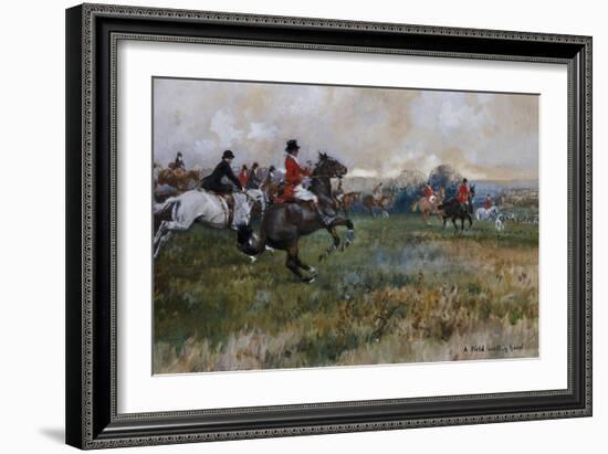 A Field Well in Hand-Gilbert Holiday-Framed Giclee Print