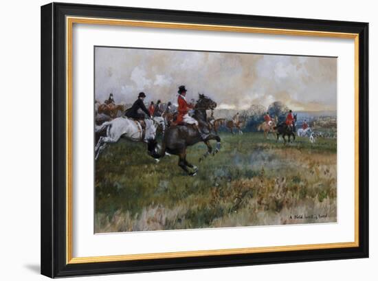 A Field Well in Hand-Gilbert Holiday-Framed Giclee Print