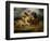 A Fight Between Knights-Eugene Delacroix-Framed Giclee Print