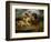 A Fight Between Knights-Eugene Delacroix-Framed Giclee Print