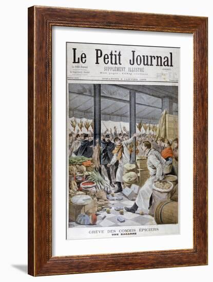 A Fight During the Grocers Strike, Paris, 1899-Henri Meyer-Framed Giclee Print