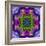 A Filigree Mandala from Color Drawing and Flower Photograph, Layered Work-Alaya Gadeh-Framed Photographic Print