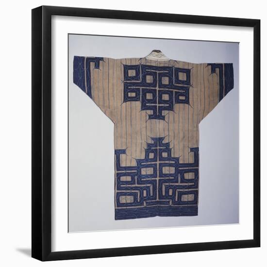 A Fine Ainu Kimono from Japan-null-Framed Giclee Print