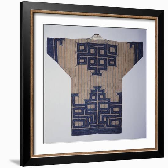 A Fine Ainu Kimono from Japan-null-Framed Giclee Print