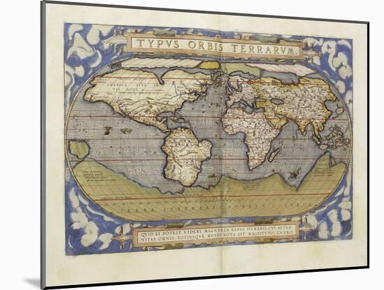 A Fine Coloured Copy, of the Third Edition of the Theatrum in French, circa 1587-Abraham Ortelius-Mounted Giclee Print