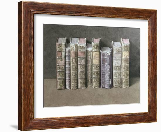 A Fine Library, 2004-Jonathan Wolstenholme-Framed Giclee Print