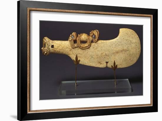 A Fine Maori Whalebone Club-null-Framed Giclee Print