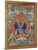 A Fine Tibetan Thang.ka Depicting Vajrabhairava with His 18 Legs and 36 Arms 18th Century-null-Mounted Giclee Print