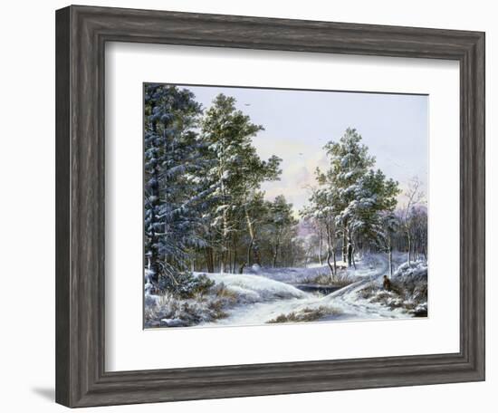 A Fine Winter's Day-Pieter Gerardus van Os-Framed Giclee Print