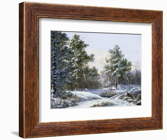 A Fine Winter's Day-Pieter Gerardus van Os-Framed Giclee Print