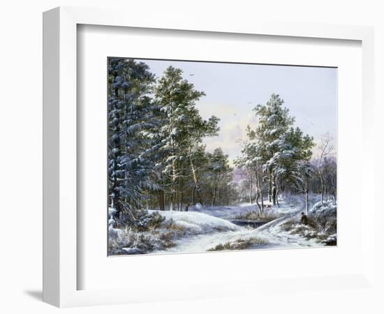 A Fine Winter's Day-Pieter Gerardus van Os-Framed Giclee Print