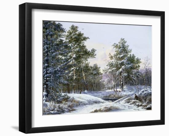 A Fine Winter's Day-Pieter Gerardus van Os-Framed Giclee Print