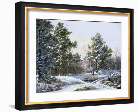 A Fine Winter's Day-Pieter Gerardus van Os-Framed Giclee Print