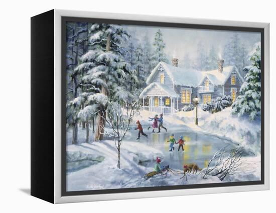 A Fine Winter's Eve-Nicky Boehme-Framed Premier Image Canvas