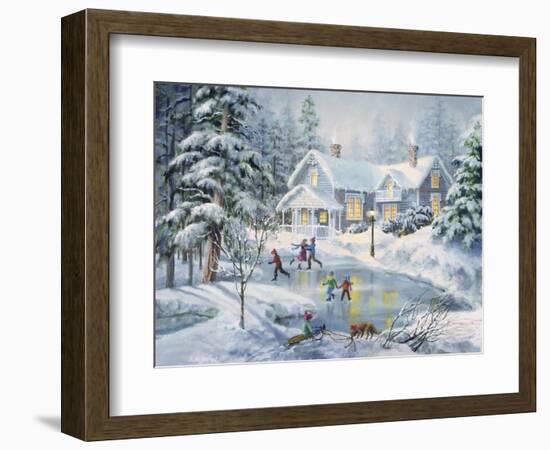 A Fine Winter's Eve-Nicky Boehme-Framed Premium Giclee Print