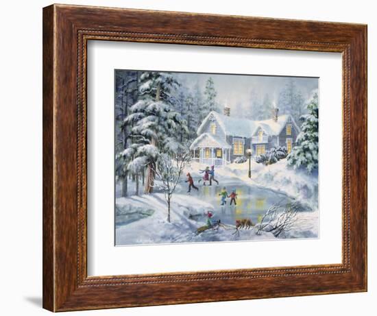 A Fine Winter's Eve-Nicky Boehme-Framed Premium Giclee Print