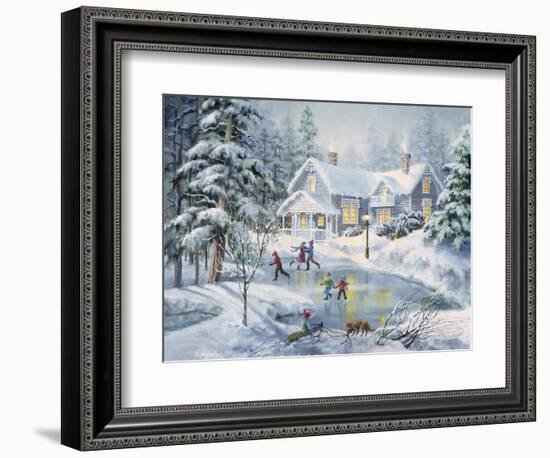 A Fine Winter's Eve-Nicky Boehme-Framed Premium Giclee Print