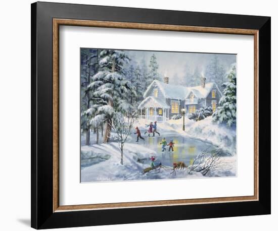 A Fine Winter's Eve-Nicky Boehme-Framed Giclee Print