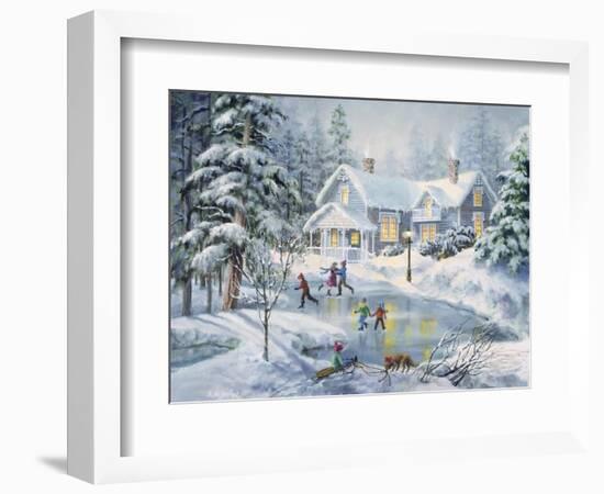 A Fine Winter's Eve-Nicky Boehme-Framed Giclee Print