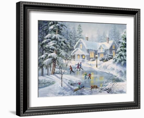 A Fine Winter's Eve-Nicky Boehme-Framed Premium Giclee Print