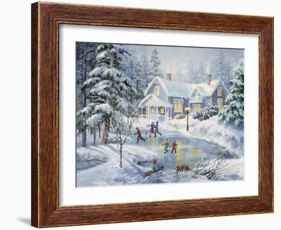 A Fine Winter's Eve-Nicky Boehme-Framed Giclee Print