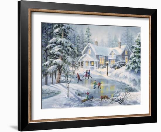 A Fine Winter's Eve-Nicky Boehme-Framed Giclee Print