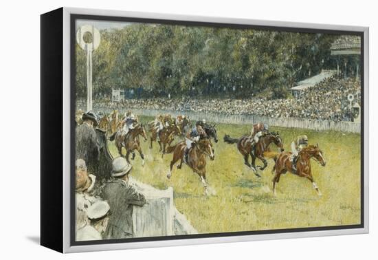 A Finish at Goodwood-Gilbert Holiday-Framed Premier Image Canvas