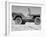 A Finished Jeep Sitting Alone-null-Framed Photographic Print