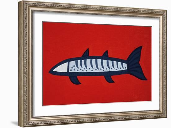 A Fish For My Friend Patricia-Cristina Rodriguez-Framed Giclee Print