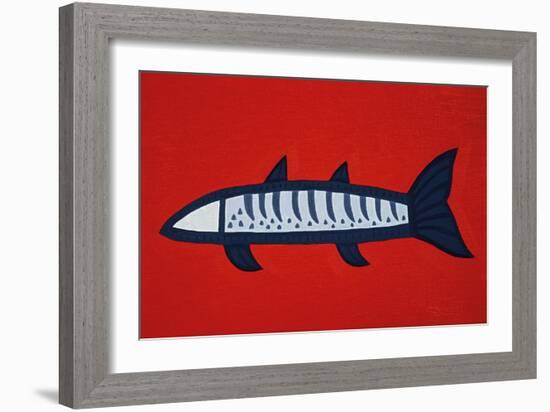 A Fish For My Friend Patricia-Cristina Rodriguez-Framed Giclee Print