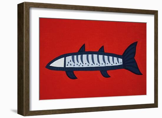 A Fish For My Friend Patricia-Cristina Rodriguez-Framed Giclee Print
