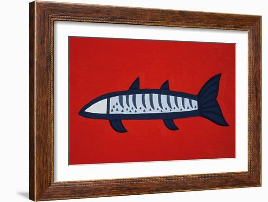 A Fish For My Friend Patricia-Cristina Rodriguez-Framed Giclee Print